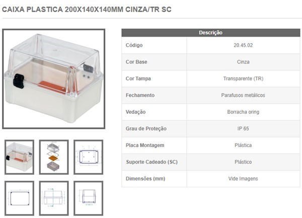 CAIXA RENGLAN 204502 IP65